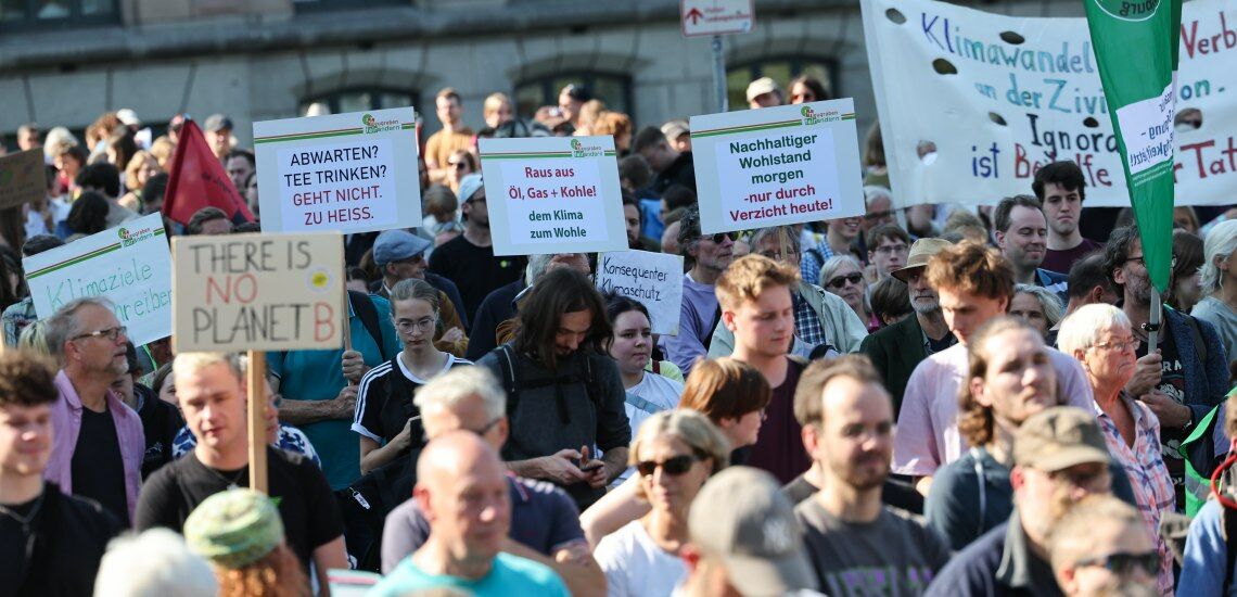 Routinierte Veranstaltung: Am 20. September 2024 rief Fridays for Future in Hamburg wieder zum Klimastreik auf. Die Beteiligung war zwar rege, aber nicht ansatzweise so hoch wie 2019.