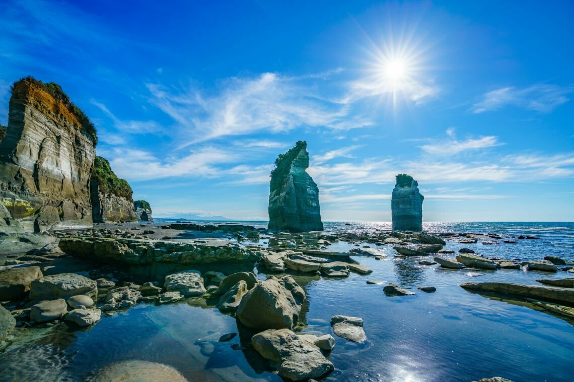 Offshore-Wind in Neuseeland: Die regionale Wirtschaftsförderagentur Venture Taranaki wirbt für den Bau von Windparks vor der Küste Neuseelands.