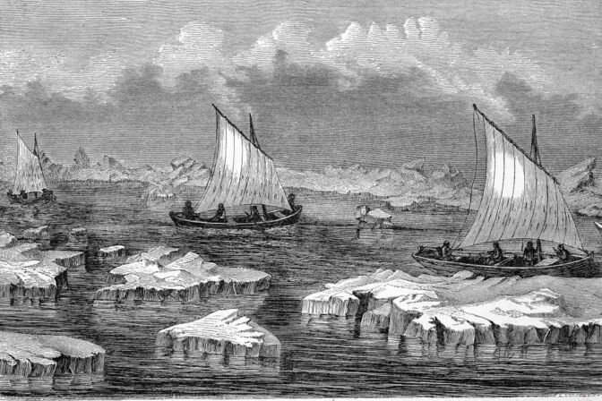 August Petermanns Polarexpeditionen im 19. Jahrhundert scheiterten tragisch. Der Kartograf, der es nie weiter in den Norden als bis Schottland schaffte, glaubte an die Theorie vom Eisfreien Polarmeer.