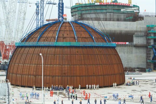 Neubau eines Atomkraftwerks in China: Auch in Deutschland wird über eine Renaissance der Atomenergie gesprochen.