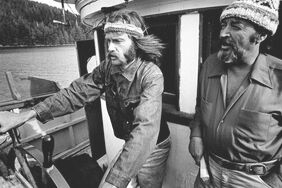 Greenpeace-Gründer Bob Hunter auf der Phyllis Cormac.