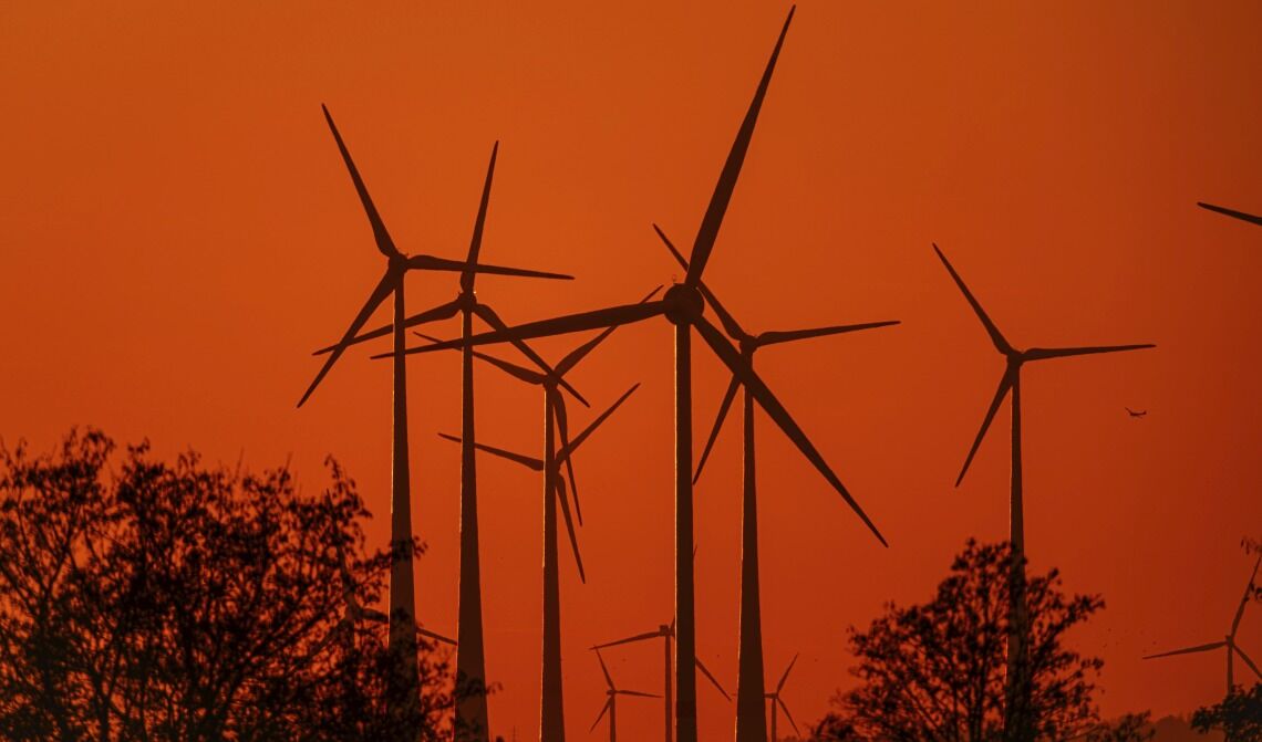 Windpark in Nordrhein-Westfalen: Nirgendwo in Deutschland wird die Windkraft derzeit so energisch ausgebaut wie im Westen der Republik.