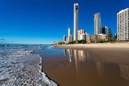 Wolkenkratzer am Strand in Australien: Das Land plant den Einstieg in die Offshore-Windkraft mit dem Park Star of the South vor der Küste Victorias.