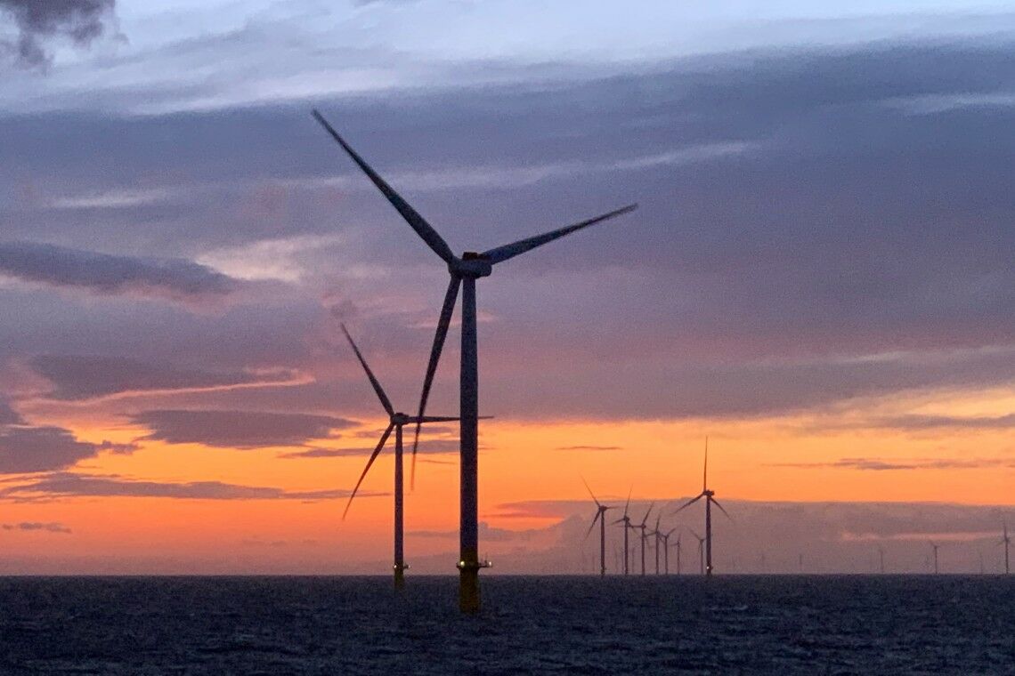 Offshore-Windpark Hornsea One: Mit einer Kapazität von rund 1,2 Gigawatt ist der britische Windpark so stark wie ein Atomkraftwerk. Hornsea One ist der größte Offshore-Windpark der Welt.