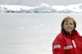 Angela Merkel 2007 auf Grönland: Klimaschutz scheint der Kanzlerin damals eine Herzensangelegenheit zu sein.