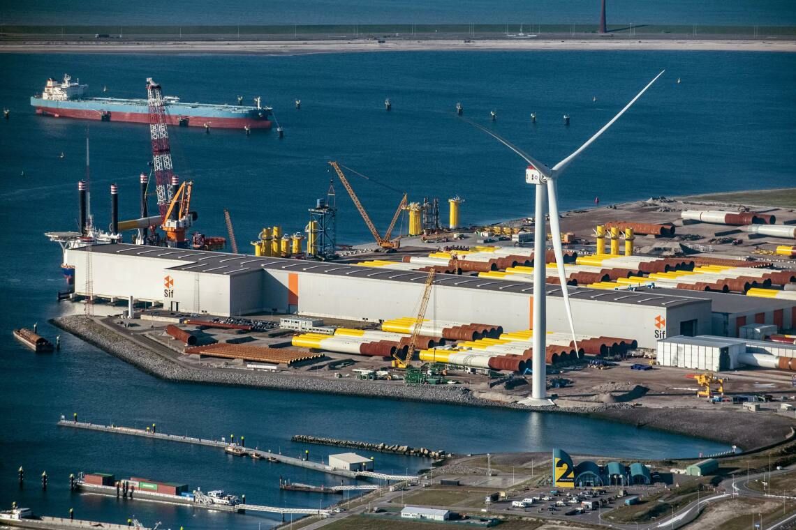 Die Haliade X ist die aktuell stärkste Windturbine der Welt. Sie erzeugt bis zu zwölf Megawatt Strom.