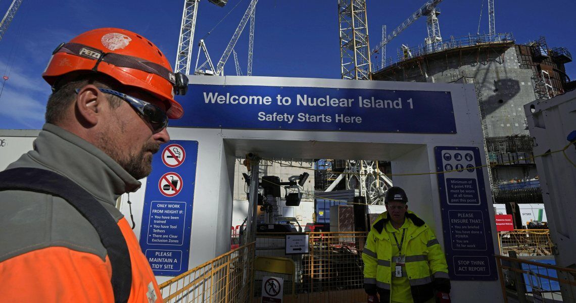 Atomkraftwerk Hinkley Point C in England: Der Bau verzögert sich um Jahre und verteuert sich laufend.