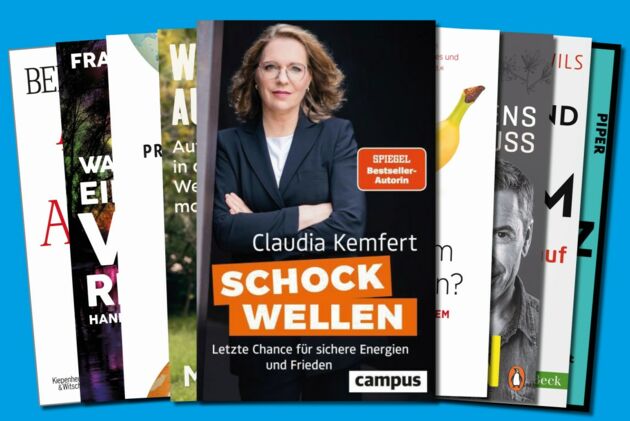 Bücher über die Klimakrise und Auswege: Rezensionen von Maja Göpel, Frank Schätzing, Dirk Steffens, Friederike Otto und vielen mehr.