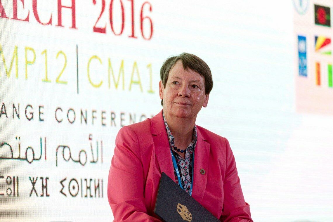 Bundesumweltministerin Barbara Hendricks (SPD) beim Klimagipfel in Marrakesch 2016.