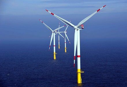 Offshore-Windpark Nordsee One: Die 54 Senvion-Turbinen speisen seit Ende 2017 Strom ins Netz ein.