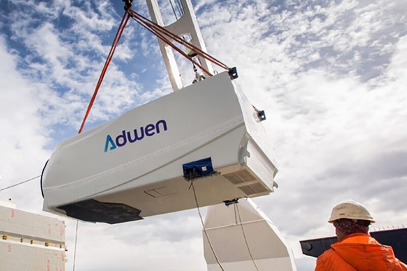 Windenergieanlage von Adwen: Der Hersteller ist inzwischen in Siemens Gamesa aufgegangen und produziert keine Turbinen mehr.