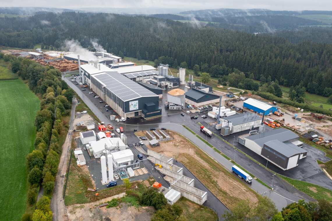 Wasserstoffproduktion in Wunsiedel: Die Kleinstadt im Fichtelgebirge ist vom Verkehr abgesehen praktische CO2-neutral.