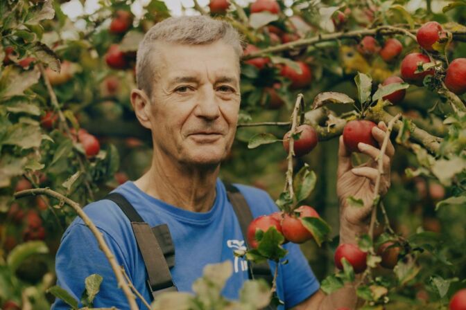 Werner Gebauer verzichtet in seiner Apfelplantage konsequent auf Pestizide. In der ersten Saison brach die Ernte ein – dann blühte das Leben auf.
