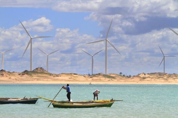 Brasilien gehörte 2020 nach Zahlen des GWEC zu den Ländern, in denen die meisten neuen Windräder gebaut wurden.