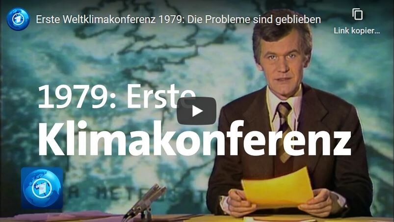 „Tagesschau“-Sendung von 1979: Experten warnen vor der Klimakonferenz in Genf vor dem Klimawandel und seinen Folgen.