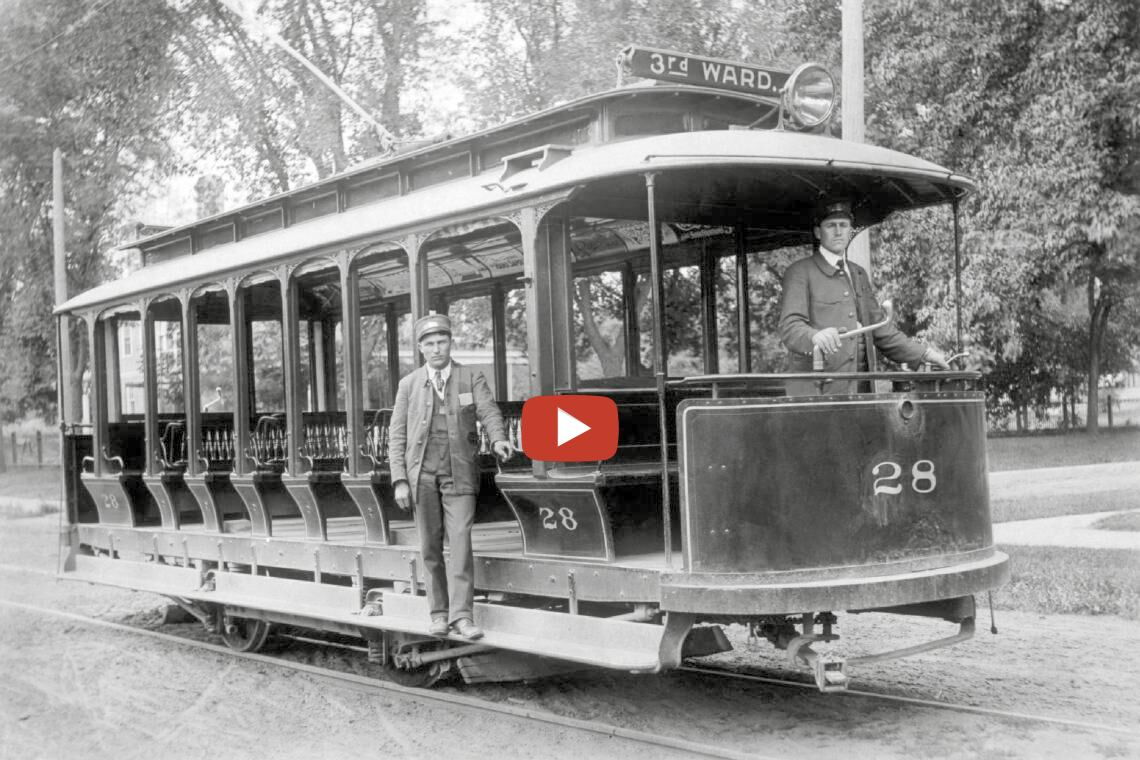 Mit „The Trolley Car Swing“ setzt Eddie Morton den Straßenbahnen ein musikalisches Denkmal – Picture-Alliance/Glasshouse Images