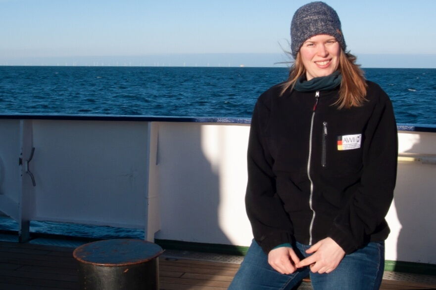 Die wissenschaftliche Leiterin der Forschungsmission im Naturschutzgebiet Sylter Außenriff: Svenja Papenmeier arbeitet mit ihrem siebenköpfigen Team an einer Anleitung zur standardisierten Kartierung des Meeresgrunds.