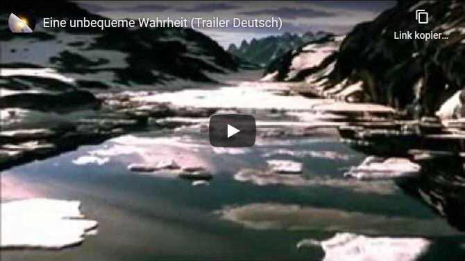 Der Film „Eine unbequeme Wahrheit“ von Al Gore macht den Klimawandel 2006 einem breiten Kinopublikum bewusst.