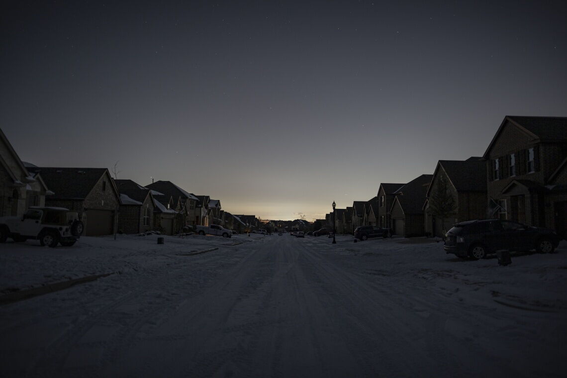 Blackouts in Texas: Ein Wintersturm hat Anfang 2021 zum Kollaps des Stromnetzes in dem Bundesstaat geführt. Der Klimawandel macht solche Ereignisse wahrscheinlicher.