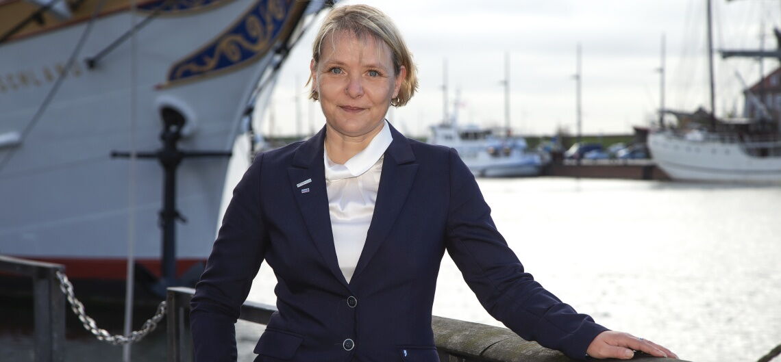 Heike Winkler, Geschäftsführerin der Windenergie-Vereinigung WAB, spricht im Interview über das Wind-auf-See-Gesetz.