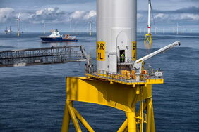 Offshore-Windpark Borkum Riffgrund 2: Der Windpark in der Nordsee ist inzwischen vollständig am Netz.