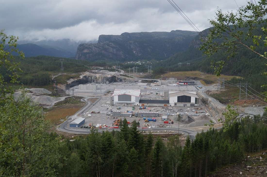Nordlink-Projekt: Die von ABB gebaute Konverterstation in Tonstad wandelt Gleich- in Wechselstrom um - und umgekehrt.