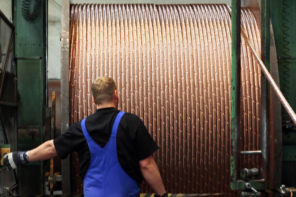 Kabelproduktion bei Prysmian: Das italienische Unternehmen produziert in Deutschland unter anderem in Nordenham und Schwerin.