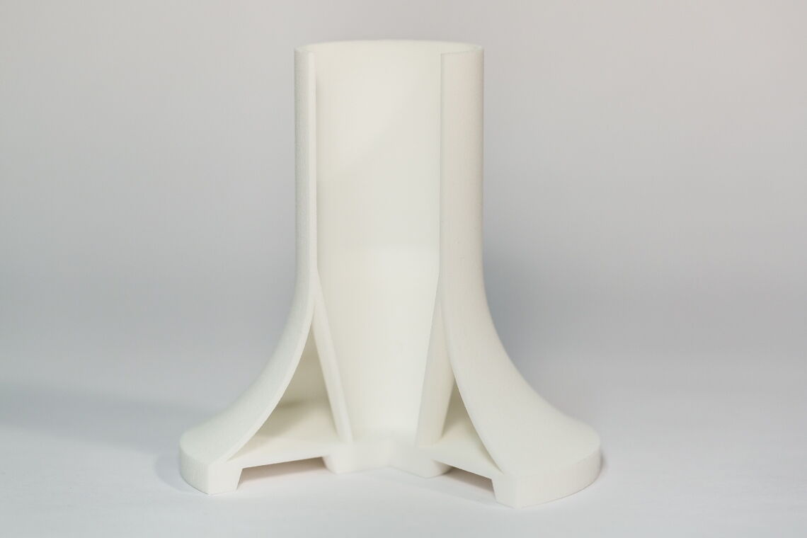 Carbonbeton: Die Zementindustrie entwickelt neue Produktionsverfahren, um ihre CO2-Probelm in den Griff zu bekommen. Foto: Manfred Curbach/TU Dresden