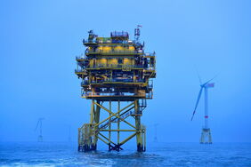 Offshore-Windpark Nordsee Ost: Der Park des Betreibers Innogy war der achte, der in Deutschland in Betrieb ging.