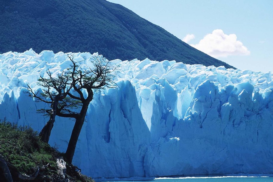 Klimawandel in Patagonien (Argentinien): Die Gletscher schmelzen.