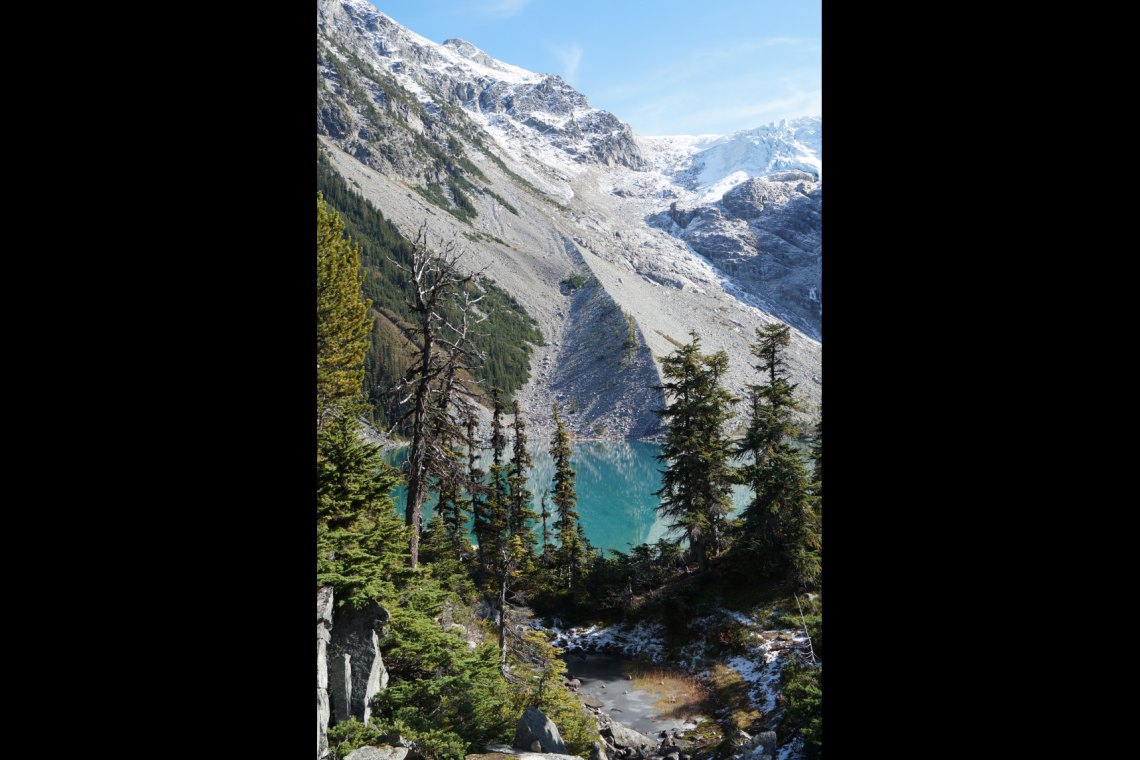 Joffre Lakes Provincial Park (third lake) in British Columbia, Nähe Vancouver und Whistler.