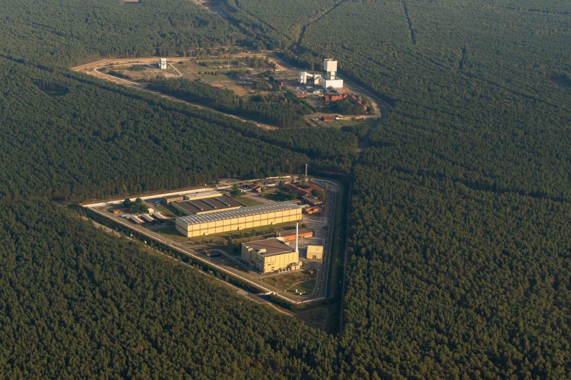 Zwischenlager und Erkundungsbergwerk Gorleben aus der Luft: Vier Jahrzehnte nach Planungsstart ist klar, dass hier kein Atommüllendlager gebaut werden wird.
