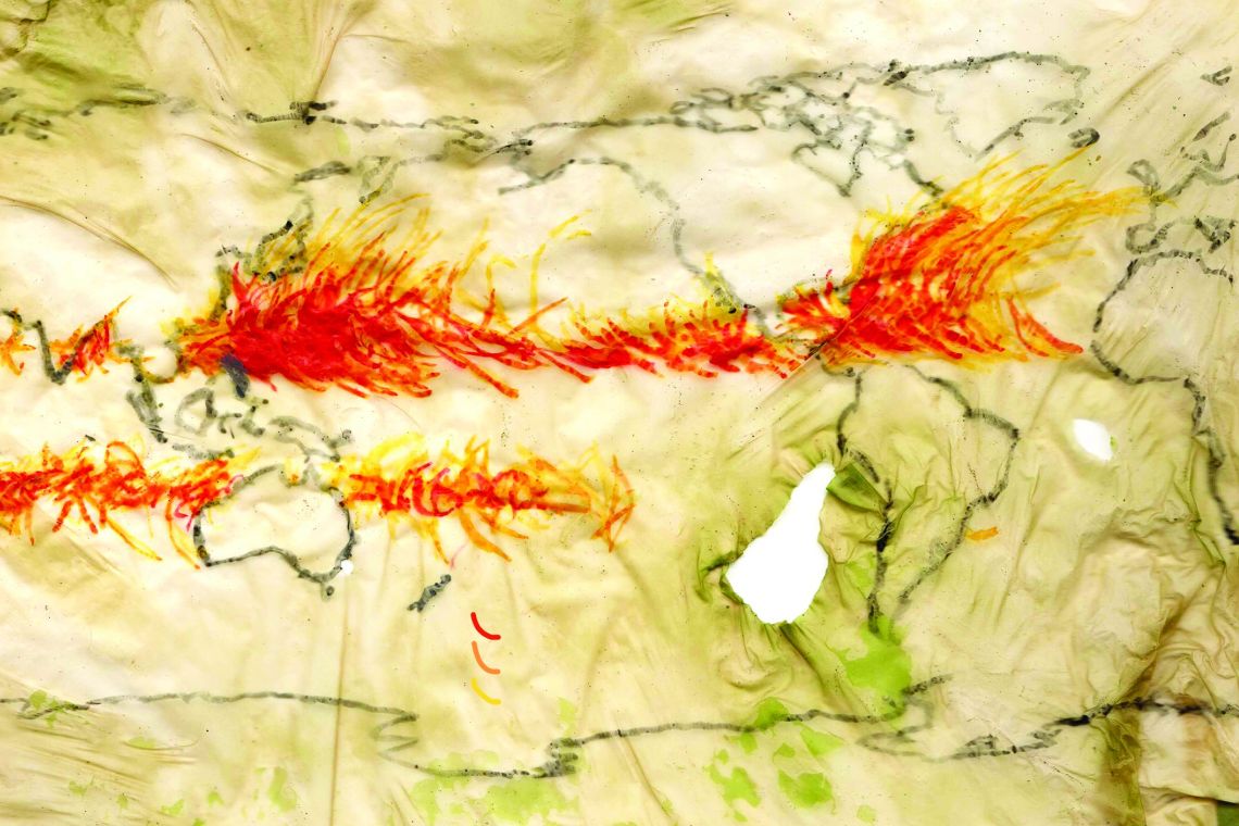 „Atlas of Disappearing Places“: Die Karte zeigt, wie die Klimakrise den Verlauf und die Intensität von Zyklonen beeinflusst.