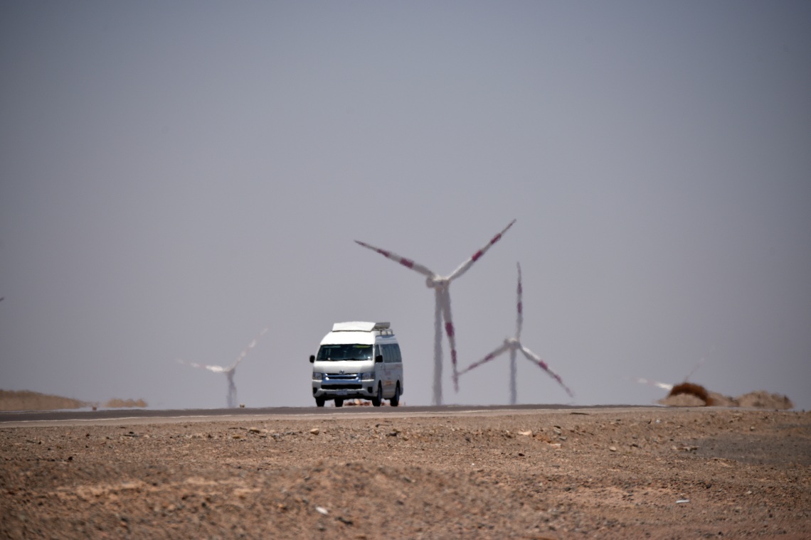 Windpark in Ägypten: Das Land gilt neben Südafrika als aussichtsreichster Markt für die Windindustrie.